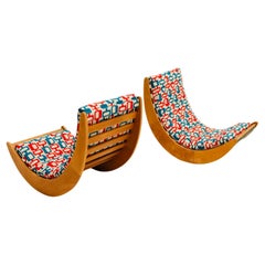 'Relaxer' Rocking long chair by Verner Panton
