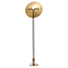 Relco Brass floor lamp, Italy 1980