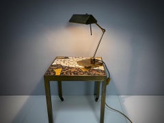 Relco Milano Midcentury Brass Table Lamp, 1970s, Italy