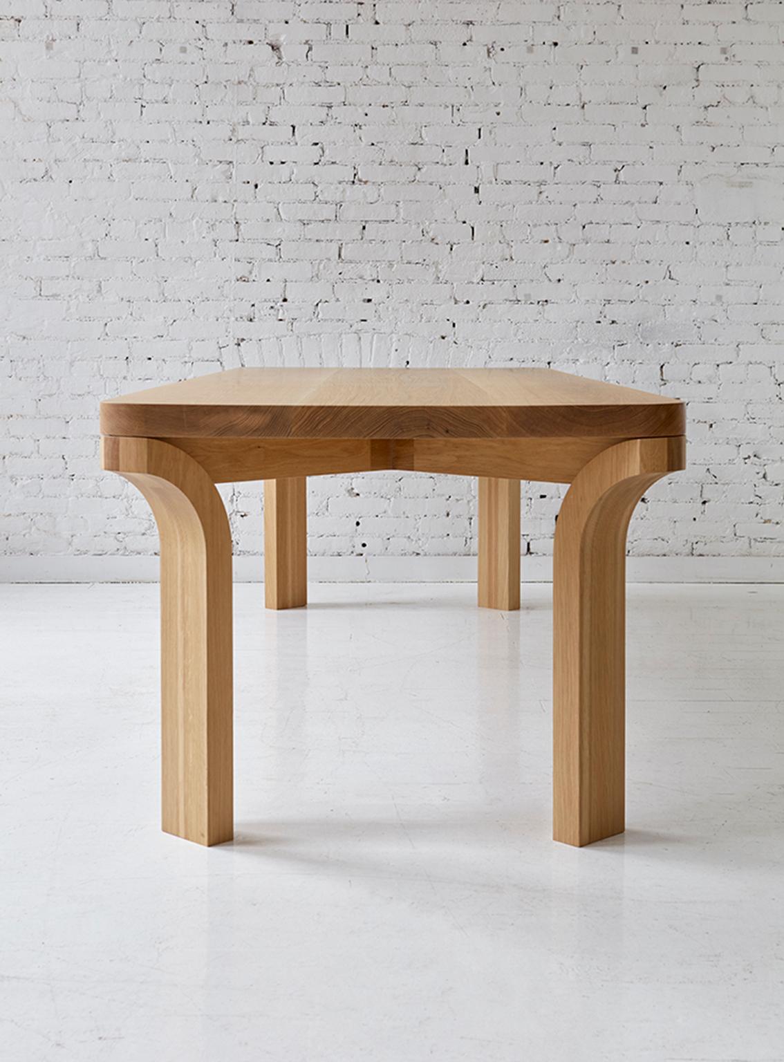 Joinery  Relevé Dining Table, Solid Oak Dining Table For Sale