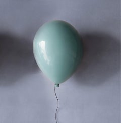 Set of 3 Clay Balloon Sculptures