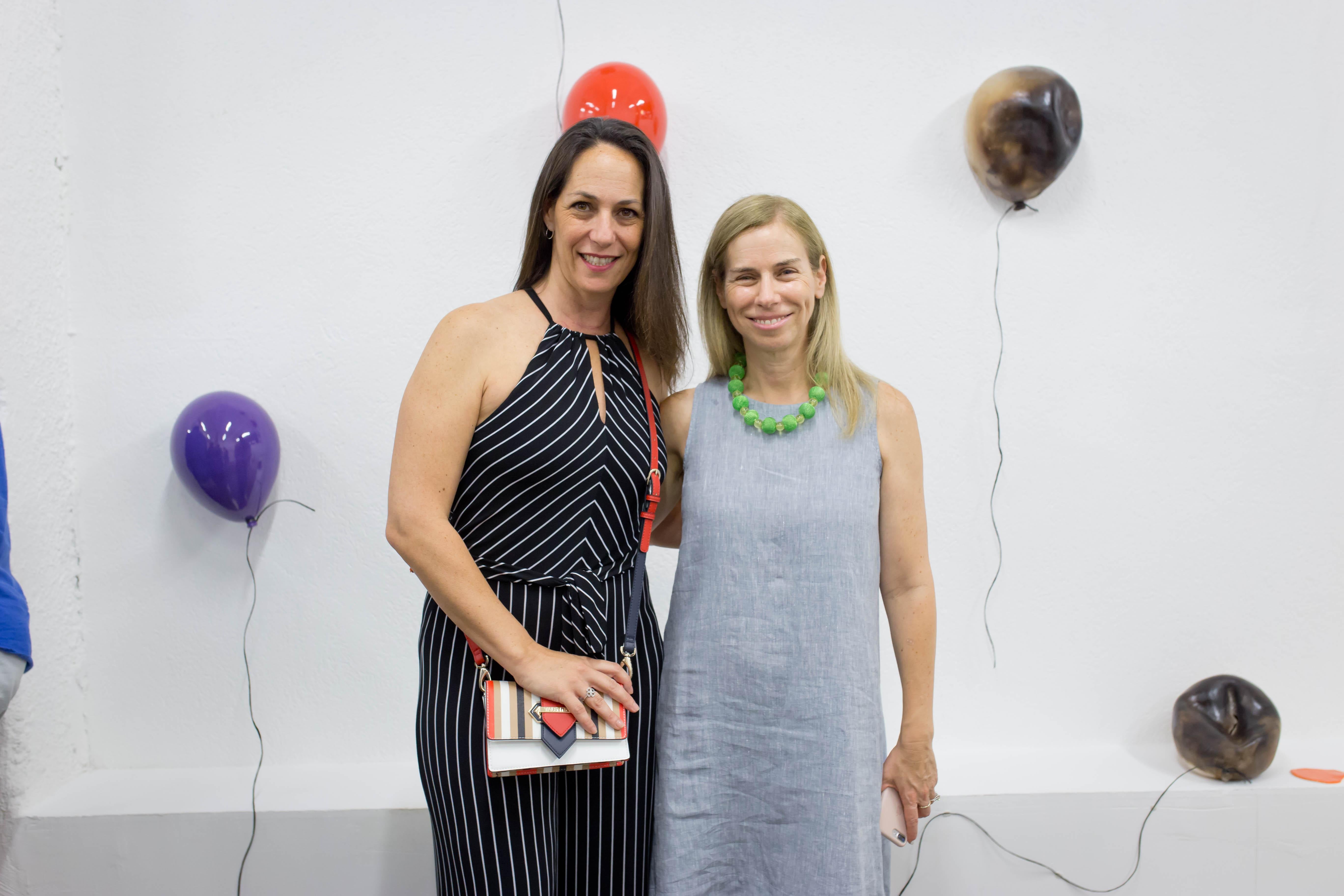 Siver ceramic balloon sculpture handmade for wall, ceiling installation - Contemporary Sculpture by Reli Smith and Osnat Yaffe Zimmerman