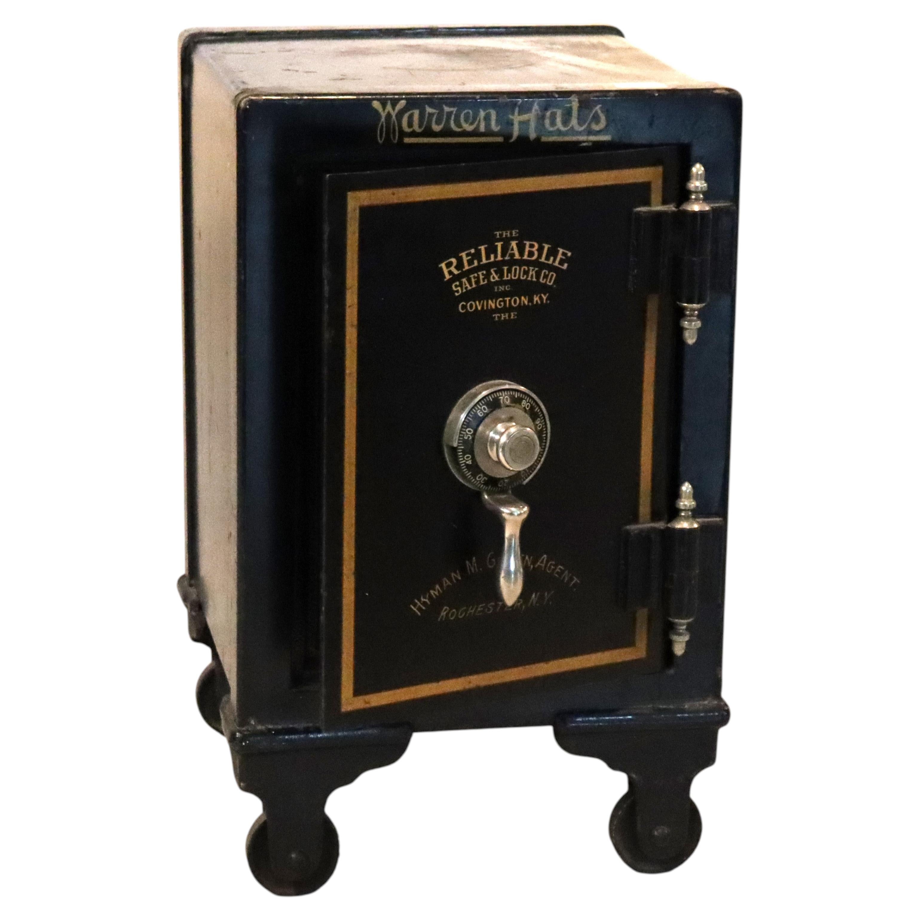 Reliable Safe & Lock Co. Cast Iron Combination Safe C1890