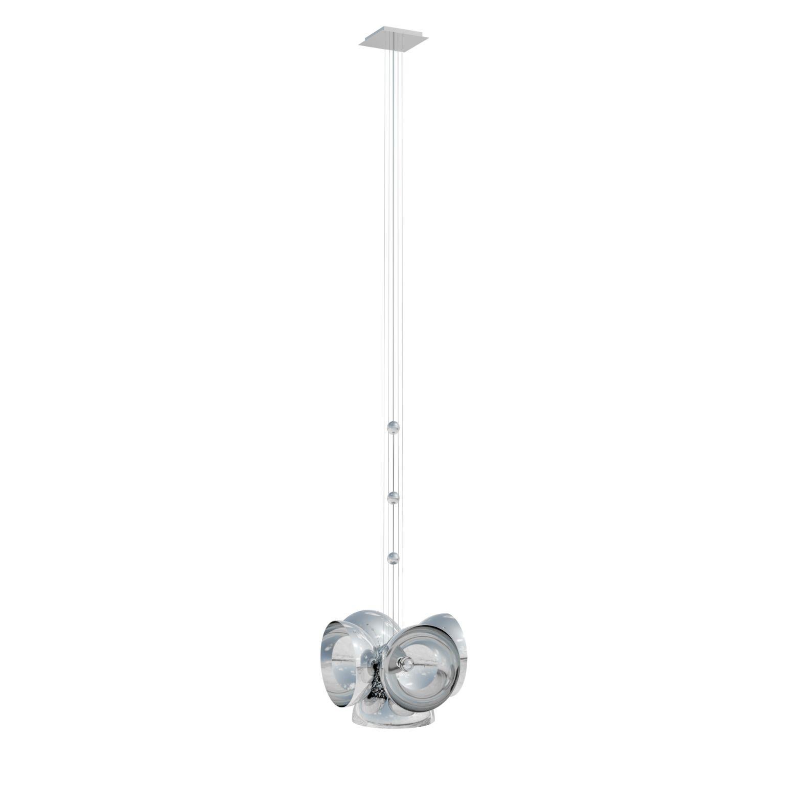 Relic Aureole 1 pendant by The Shaw
Dimensions: D50 x W 43 x H 350 cm
Materials: Stainless Steel
Weight: 18 kg

All our lamps can be wired according to each country. If sold to the USA it will be wired for the USA for instance.

R E L I C A U