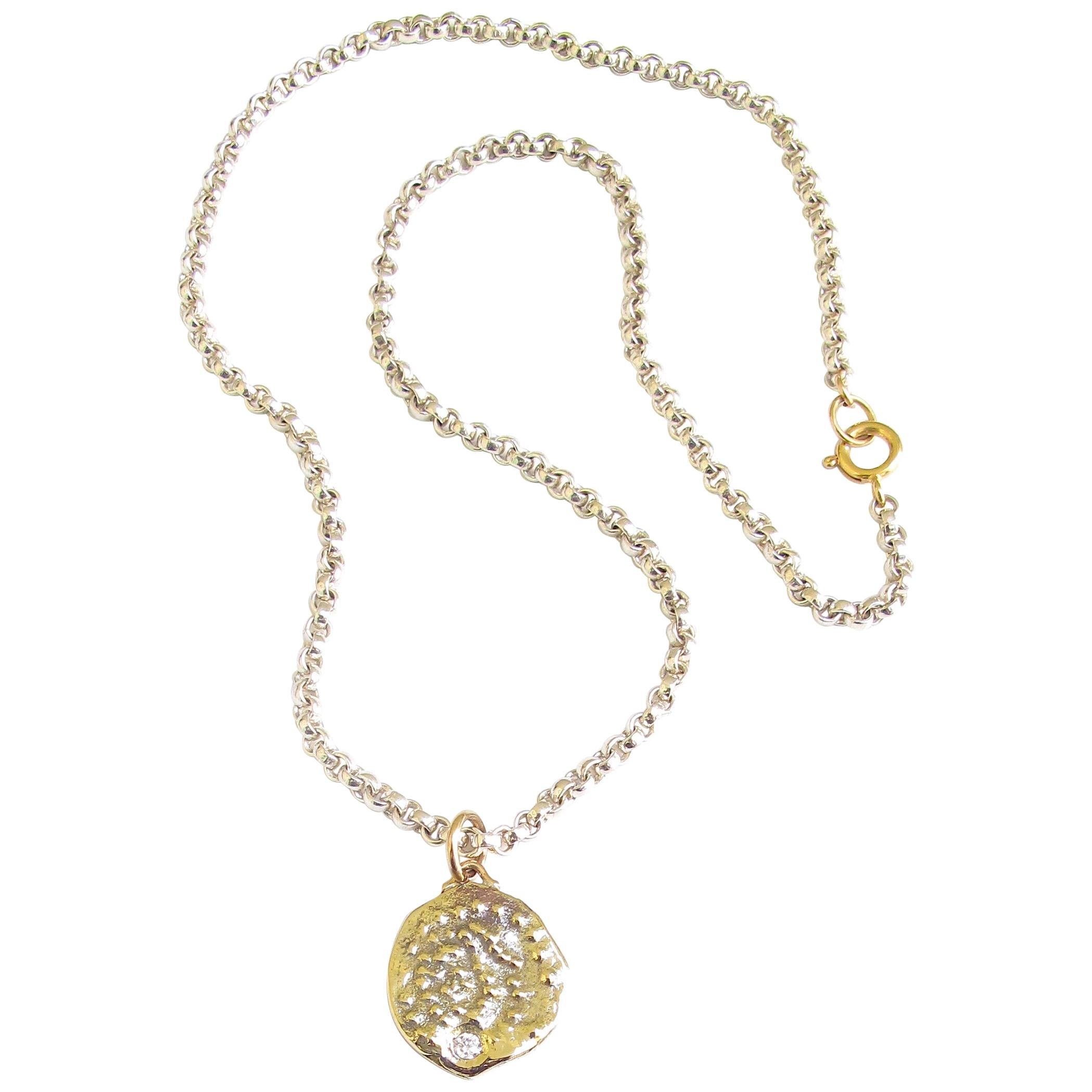 Jacqueline Rose Relic Coin Link Chain Necklace For Sale