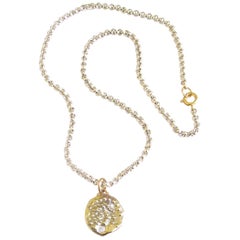 Jacqueline Rose Relic Coin Link Chain Necklace