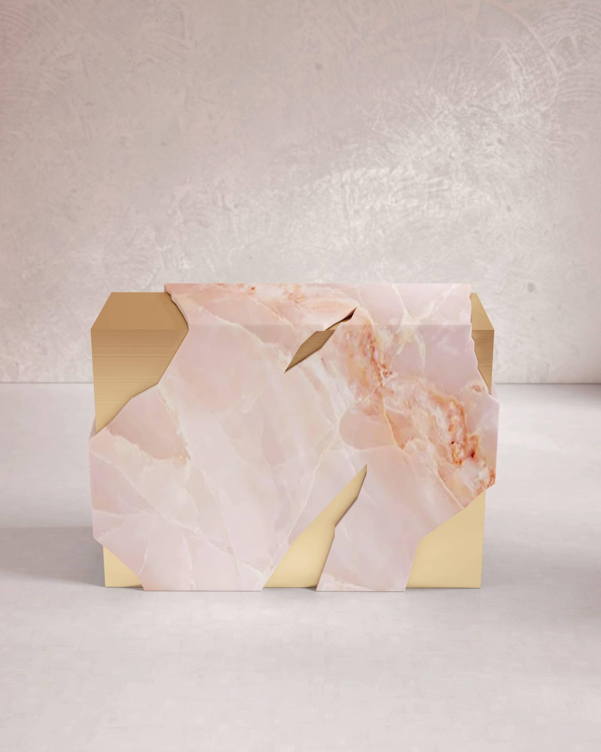 Modern Relica Marble Console by Serafini For Sale