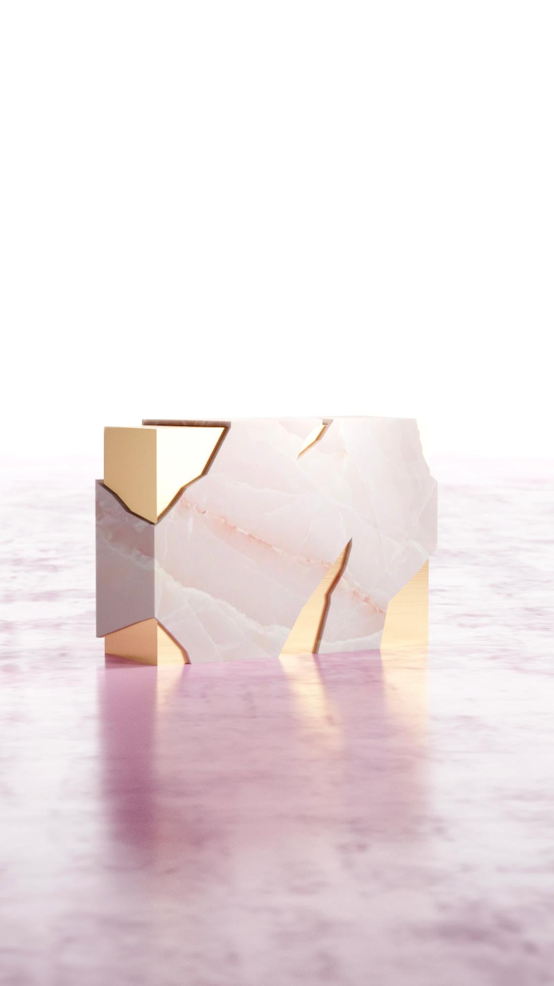 Italian Relica Marble Console by Serafini For Sale