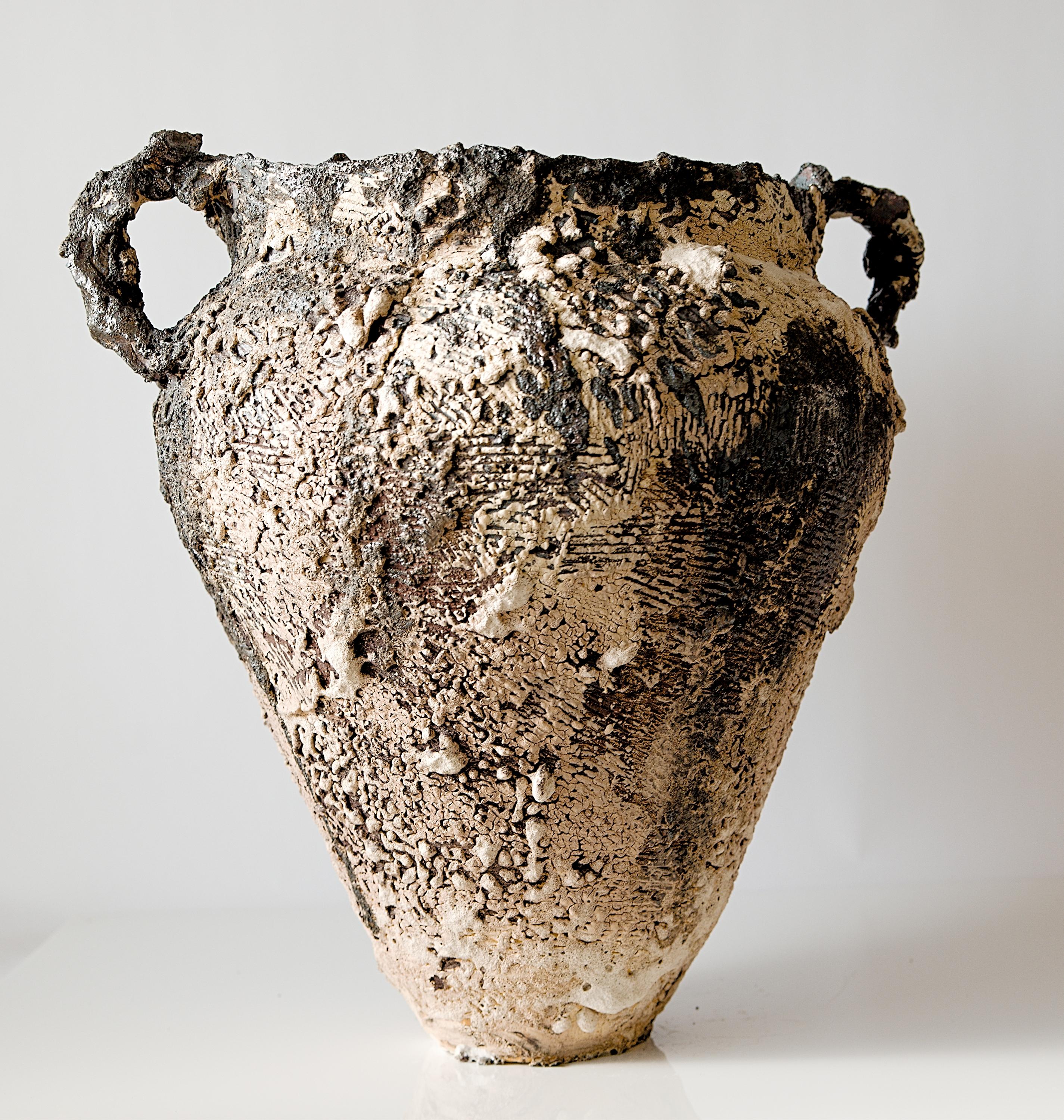 Relics Amphora Vase Large- Hand Made Vase For Sale 2