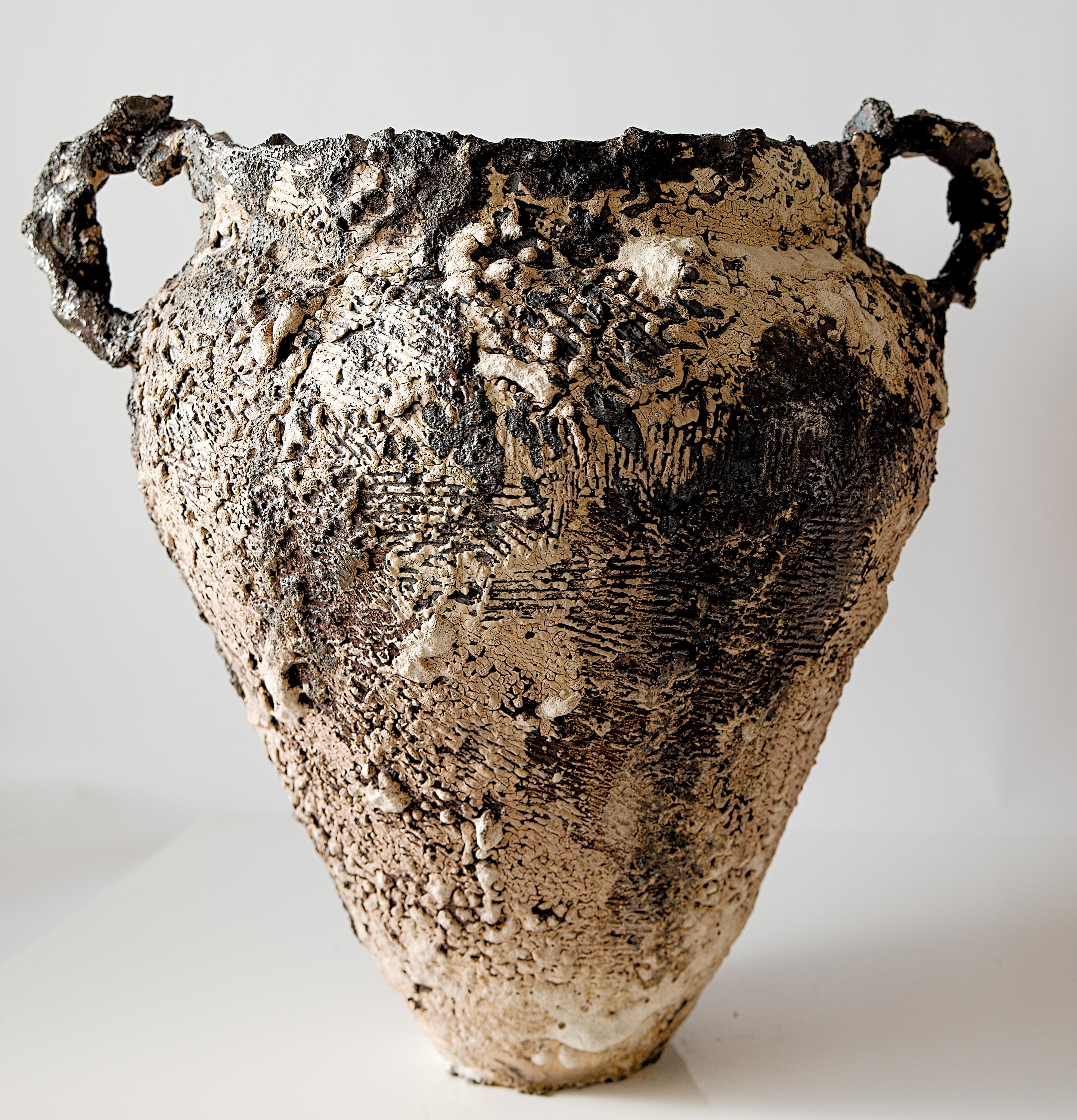 Relics Amphora Vase Large- Hand Made Vase For Sale 3