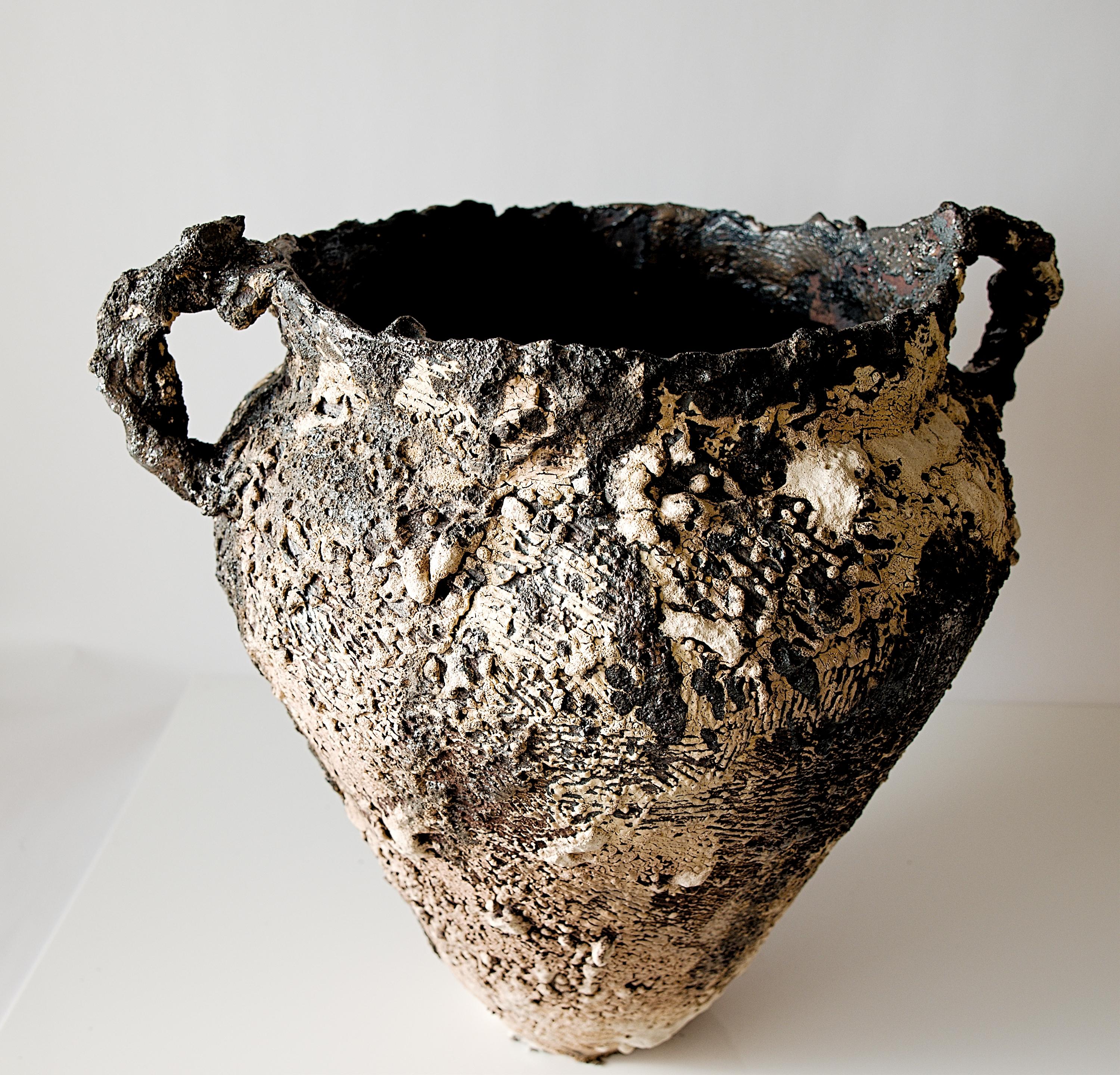 Relics Amphora Vase Large- Hand Made Vase For Sale 6