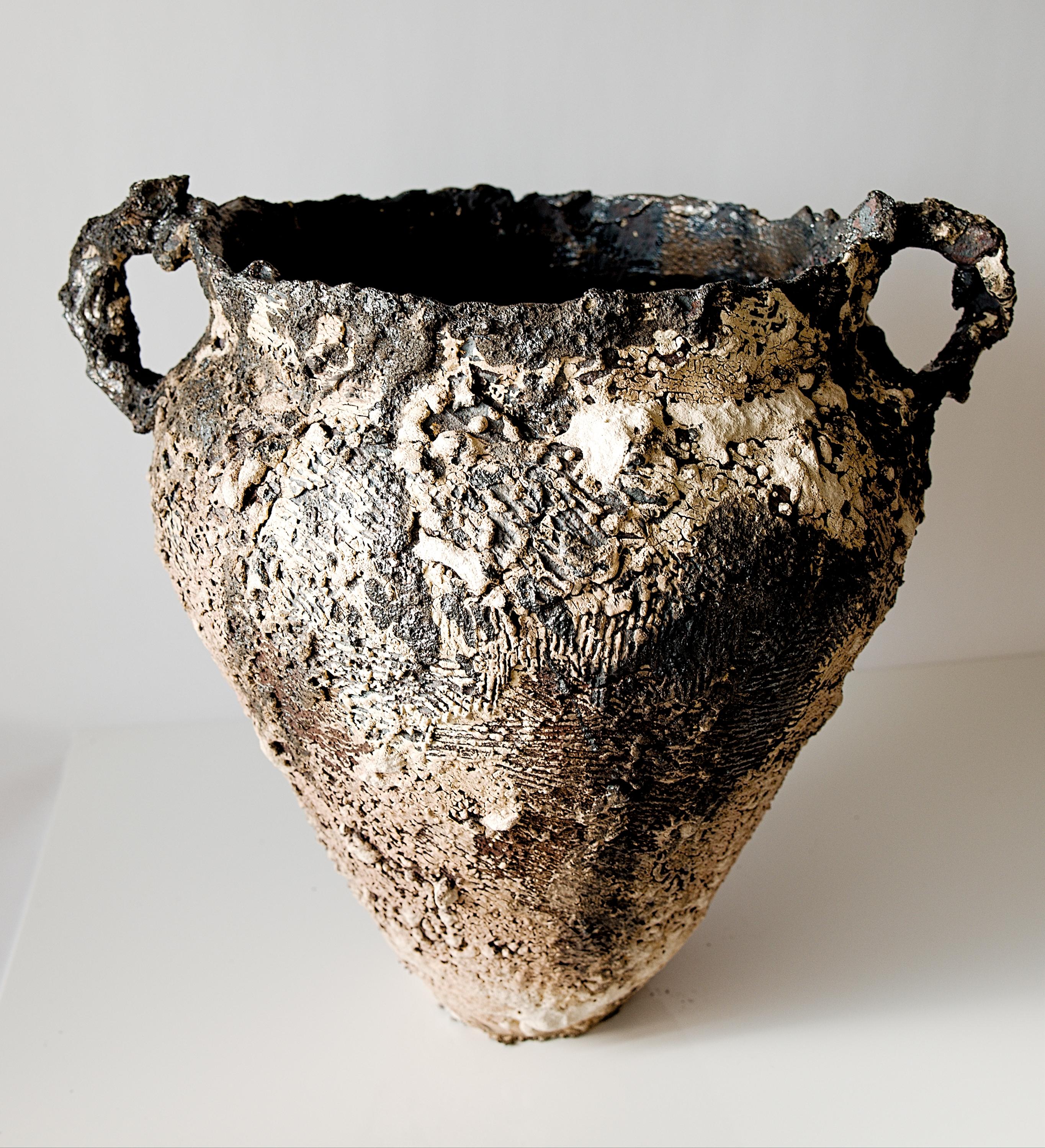 Relics Amphora Vase Large- Hand Made Vase For Sale 9