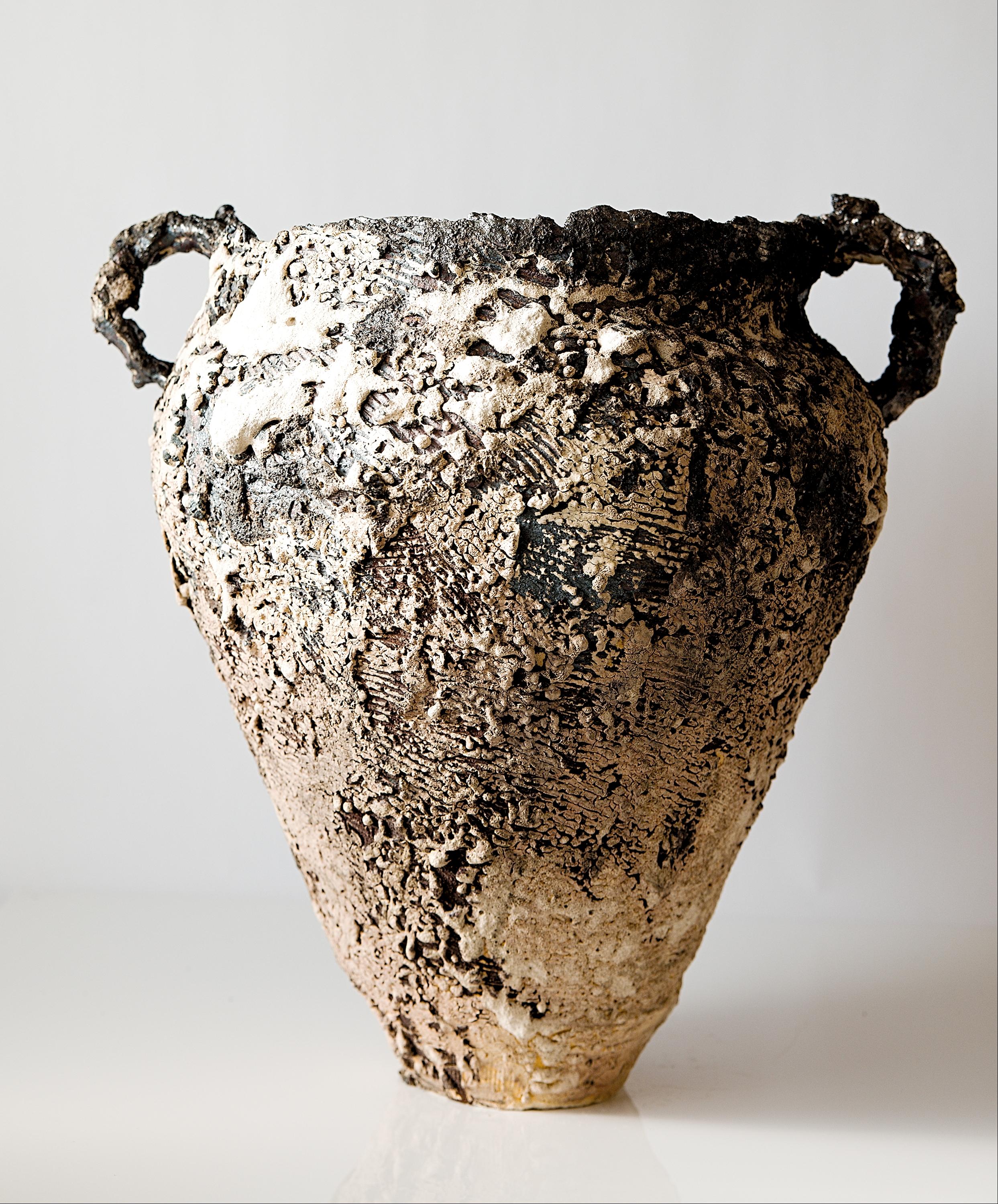 Looking like it was recovered from the floor of the Mediterranean Sea. stands 20