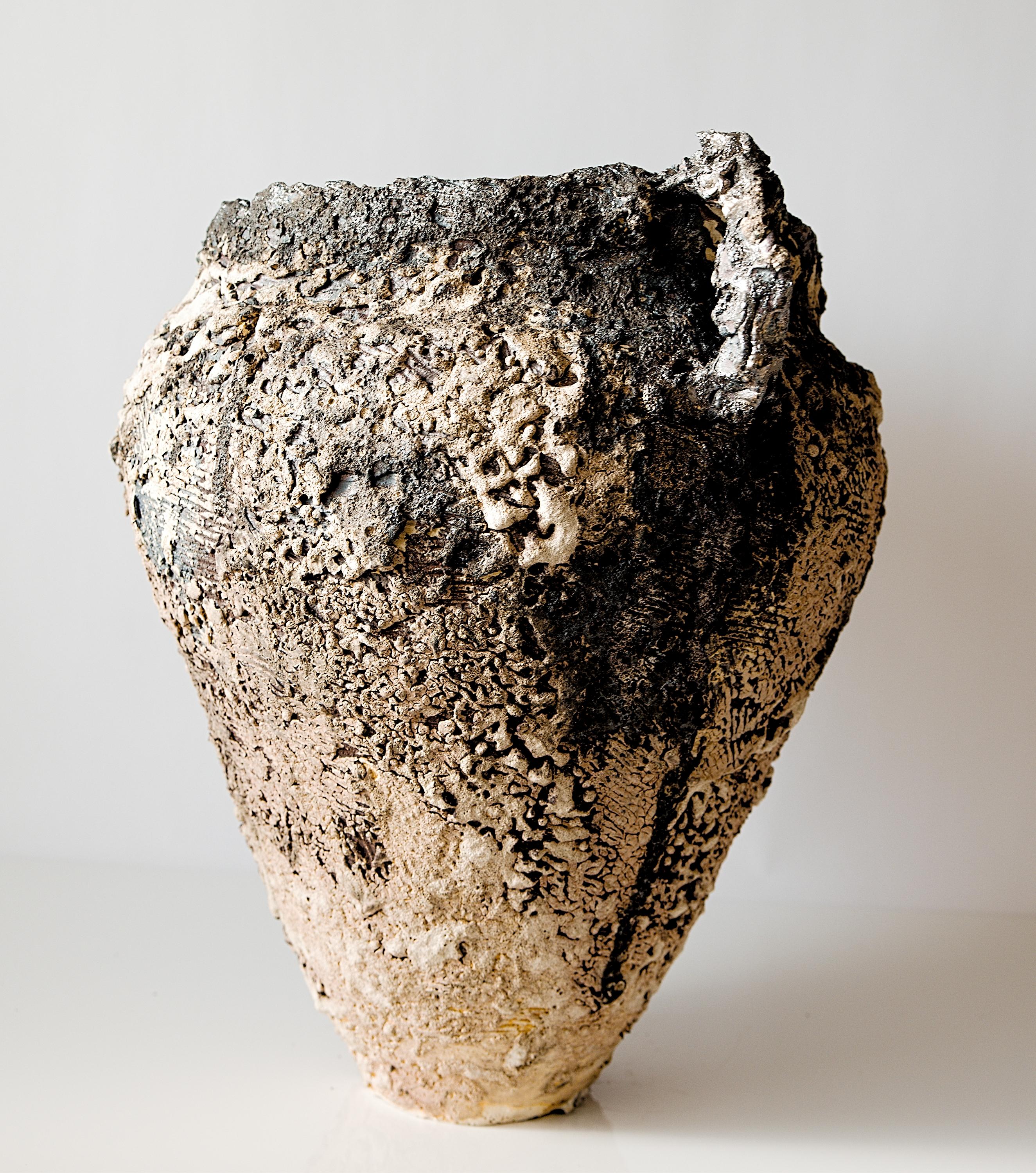 Ceramic Relics Amphora Vase Large- Hand Made Vase For Sale