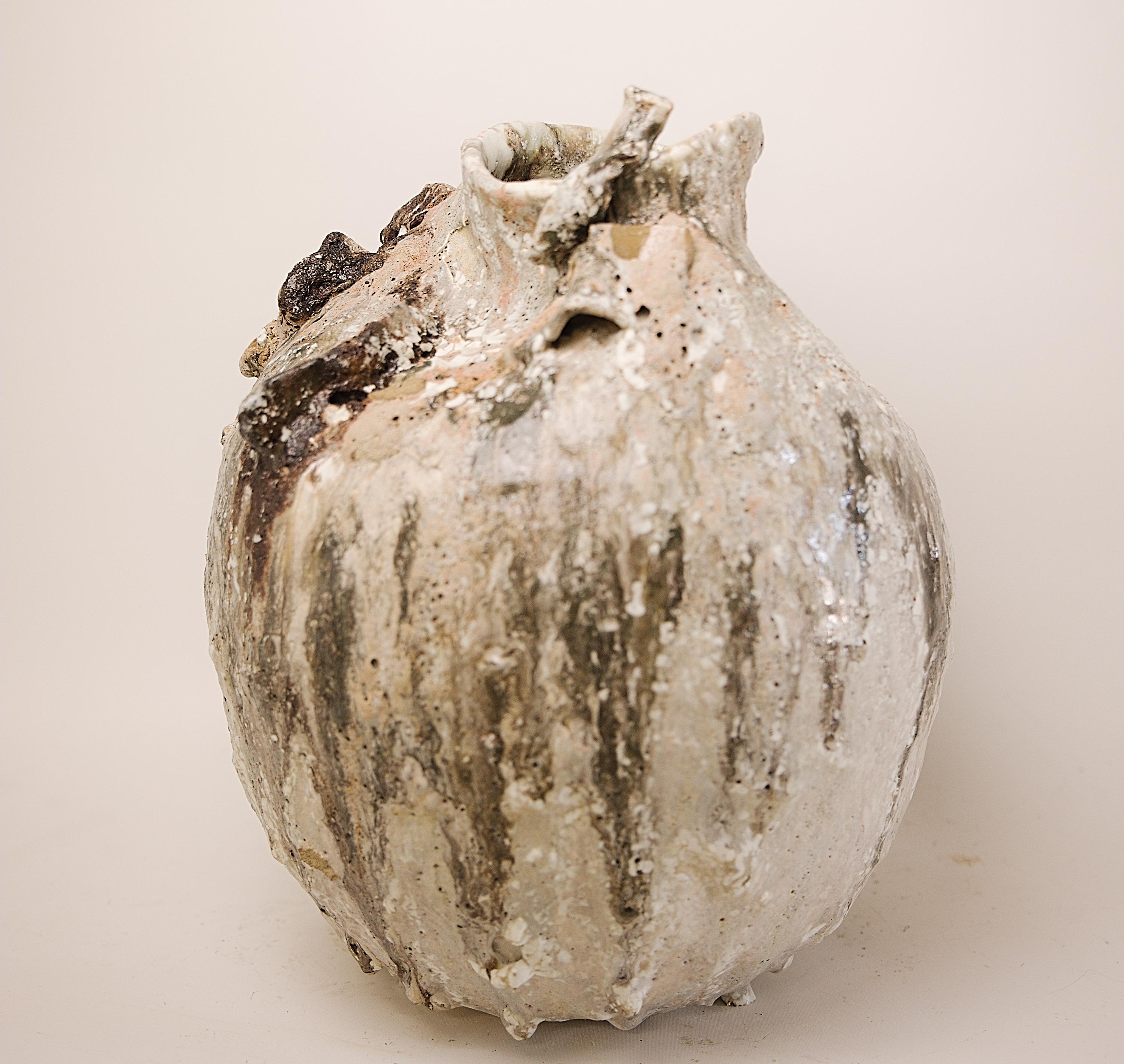Relics Handmade- Large Stoneware  vase For Sale 2