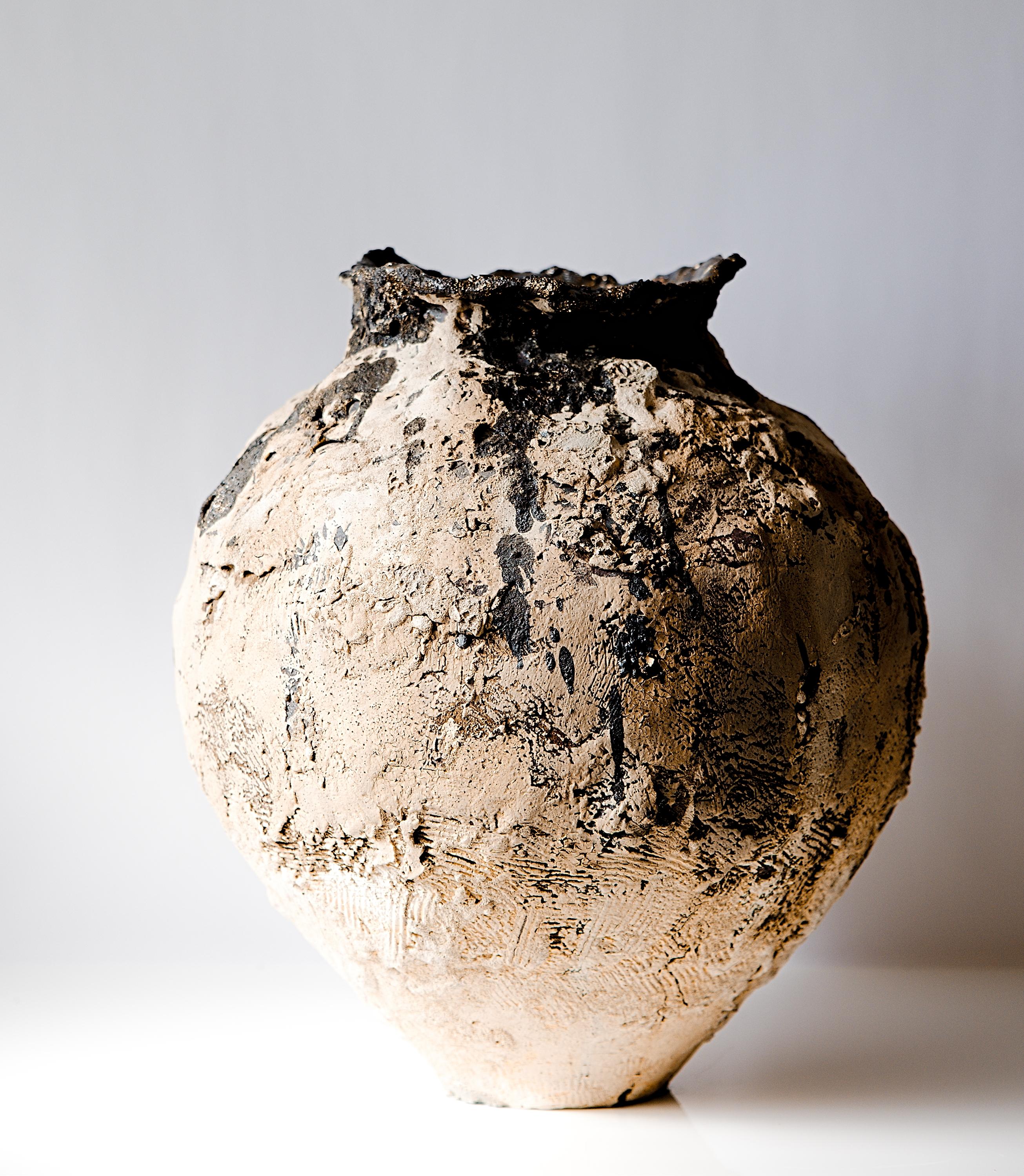 Looking like it was recovered from the floor of the Mediterranean Sea. stands 20