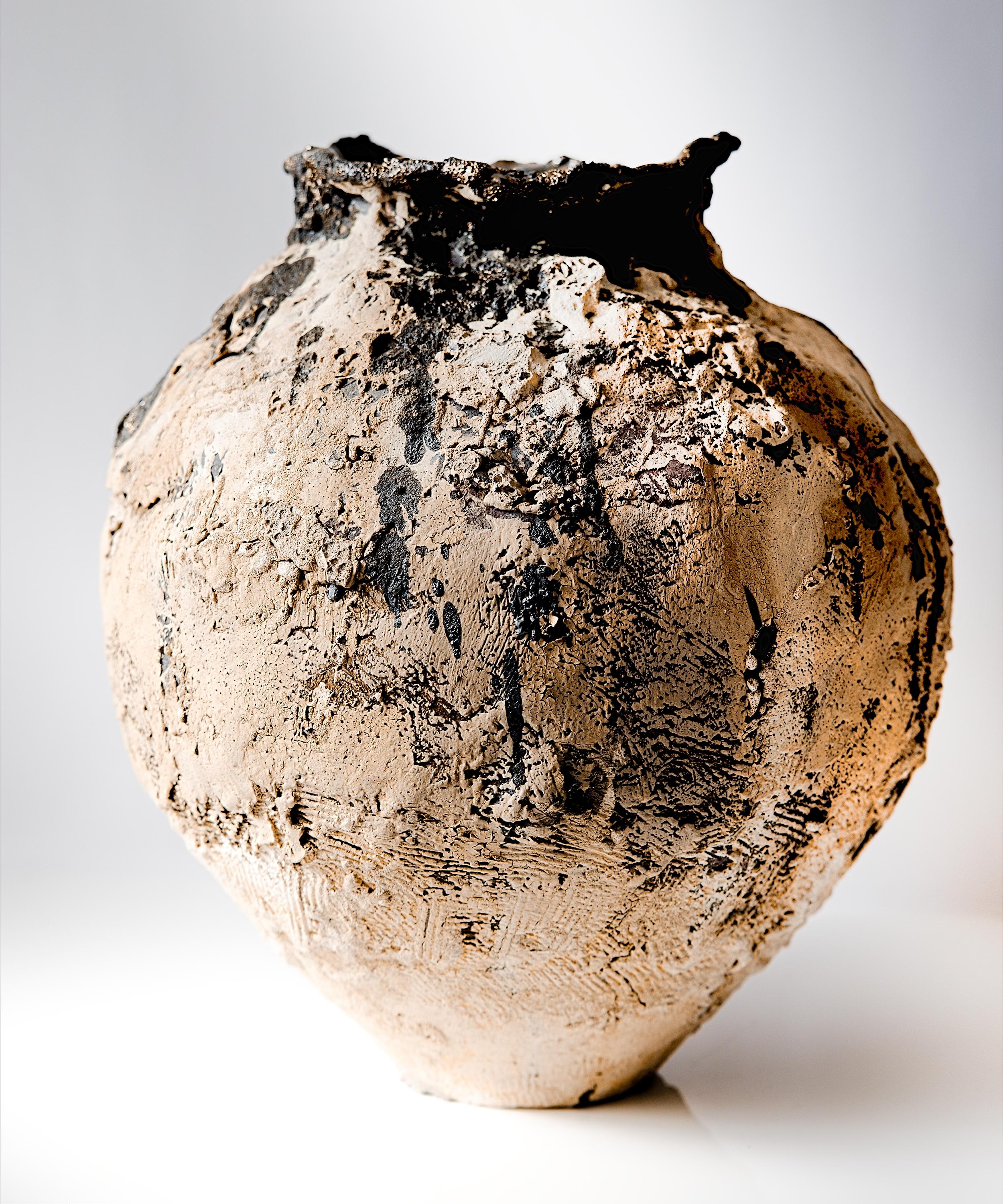 Organic Modern Relics  Vase Large- Hand Made Vase For Sale