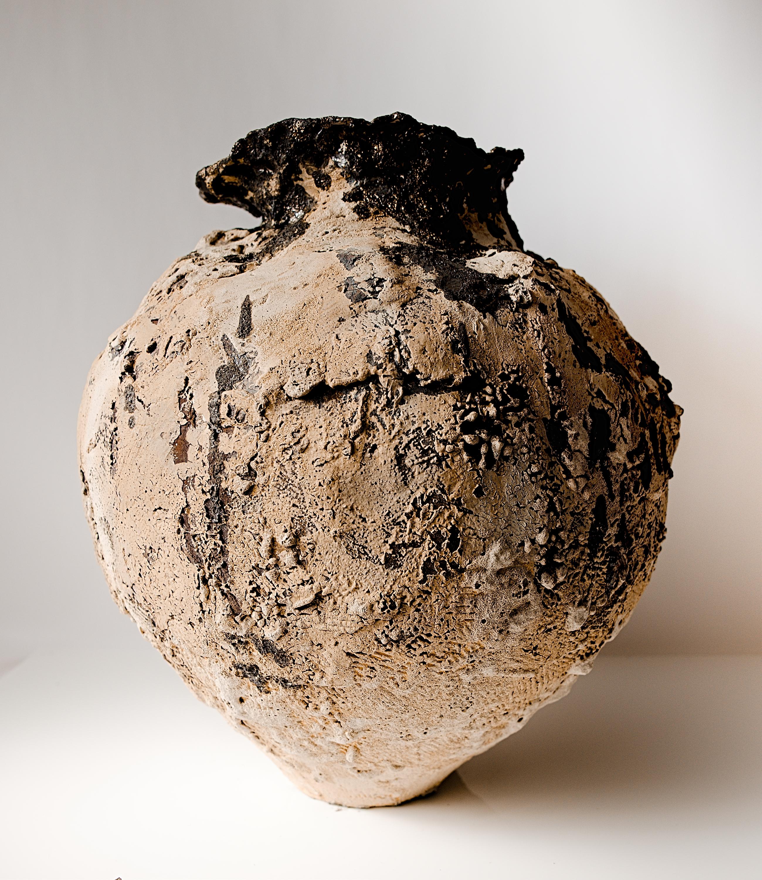 Ceramic Relics  Vase Large- Hand Made Vase For Sale