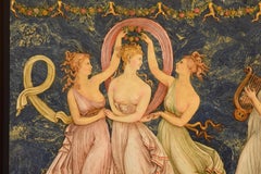 Relief, “Ballerinas”. Modeled alabaster. 20th century, after CANOVA