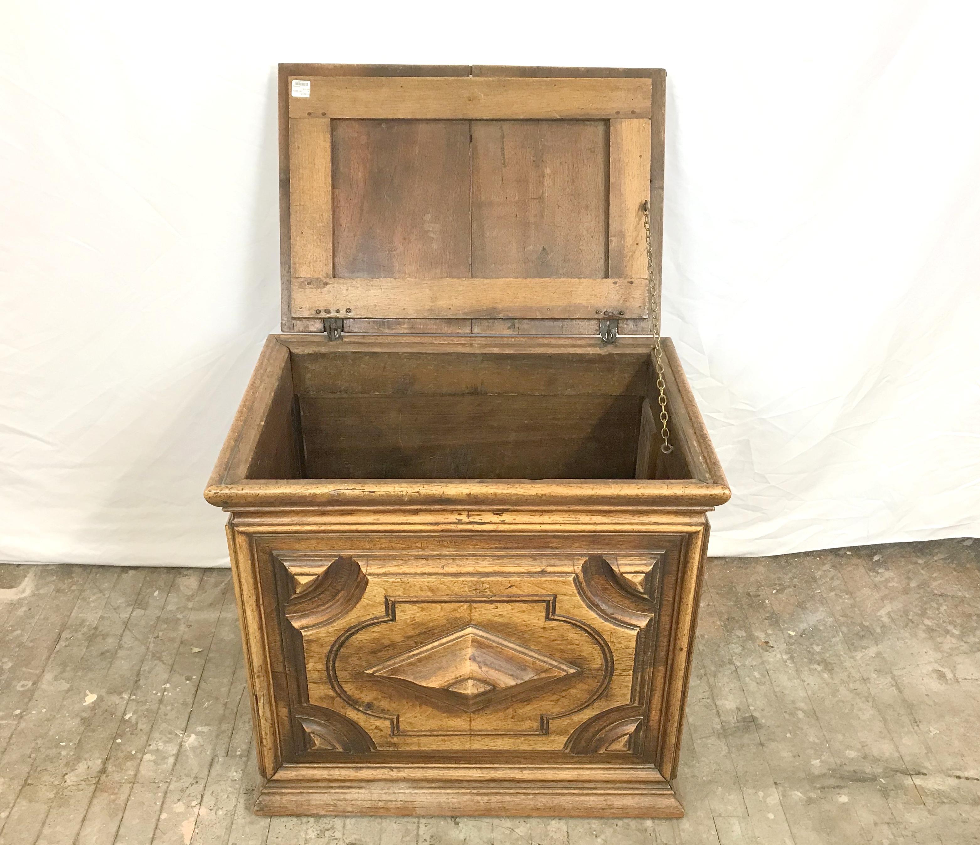 Relief Carved French 18th Century Chest from Academy Award Winner Elmo Williams For Sale 3