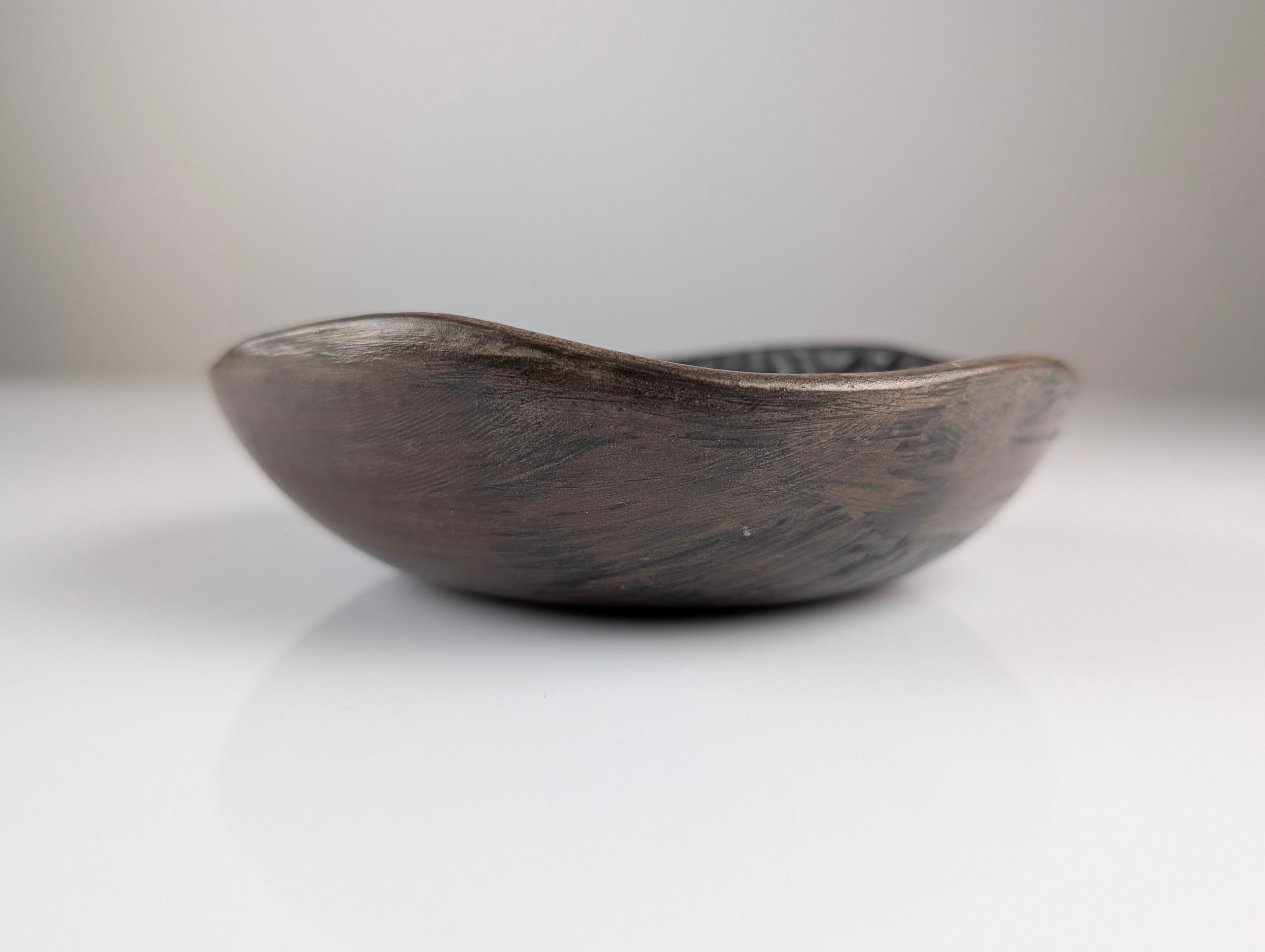 Relief Ceramic Bowl by Marcello Fantoni, 1950s For Sale 1