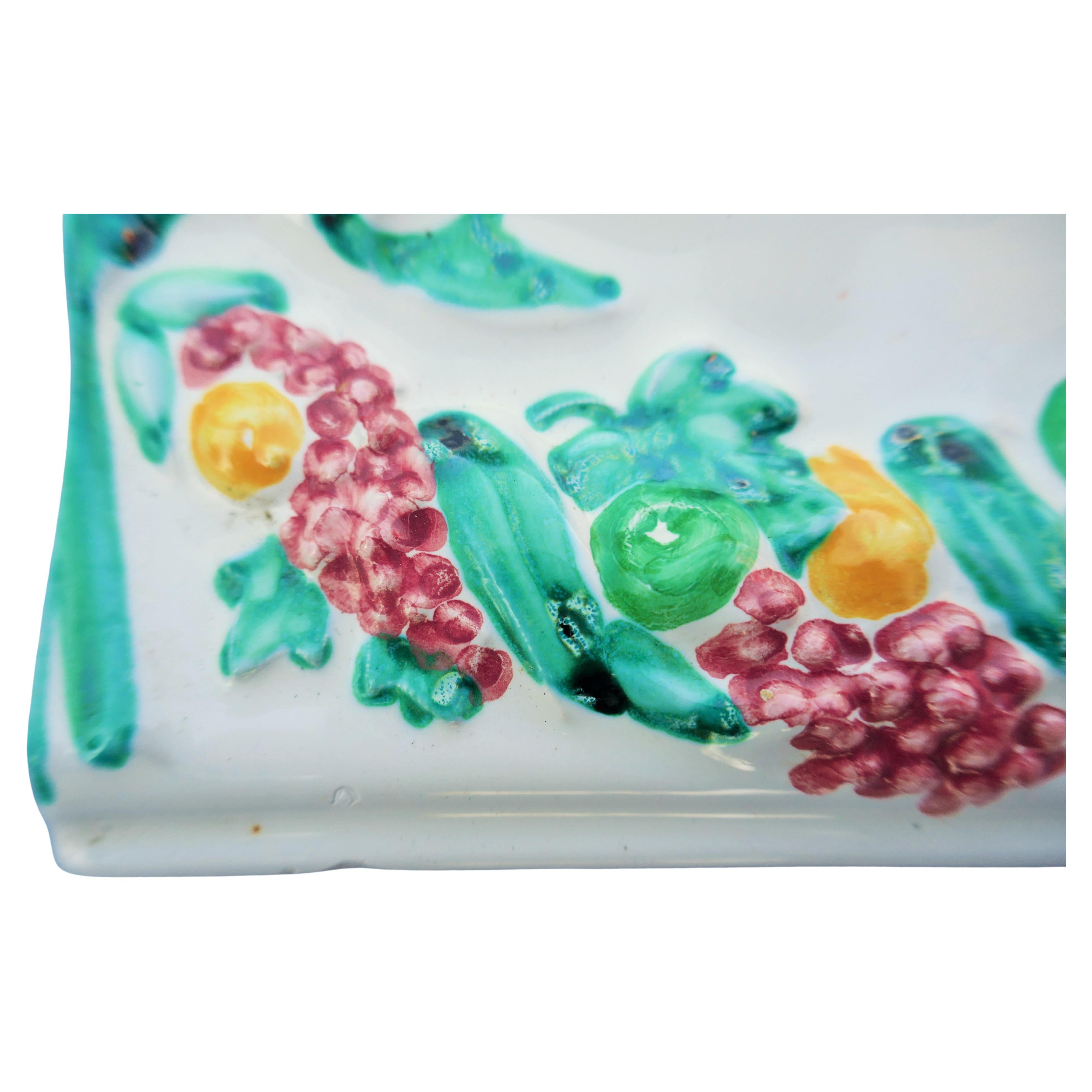 Relief majolica ceramic possible Giovanni De Maio - 45 available For Sale 2