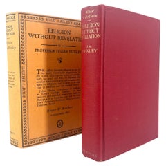 Religion Without Revelation by Julian Huxley - FIRST edition