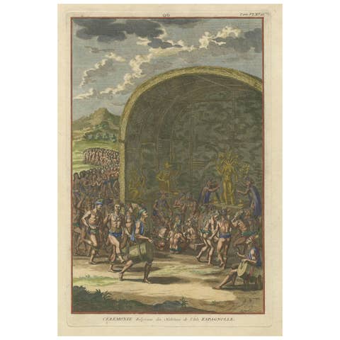 Religious Ceremony of the Inhabitants of the Island of Hispaniola, 1734