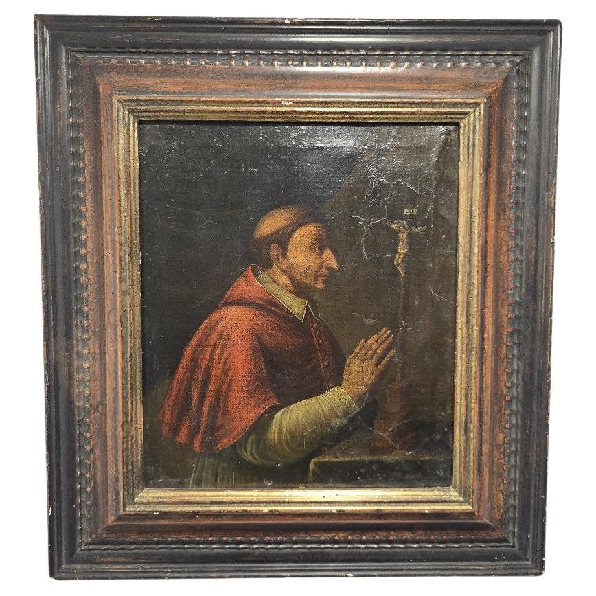 Religious Oil on Canvas – European School, 18th Century