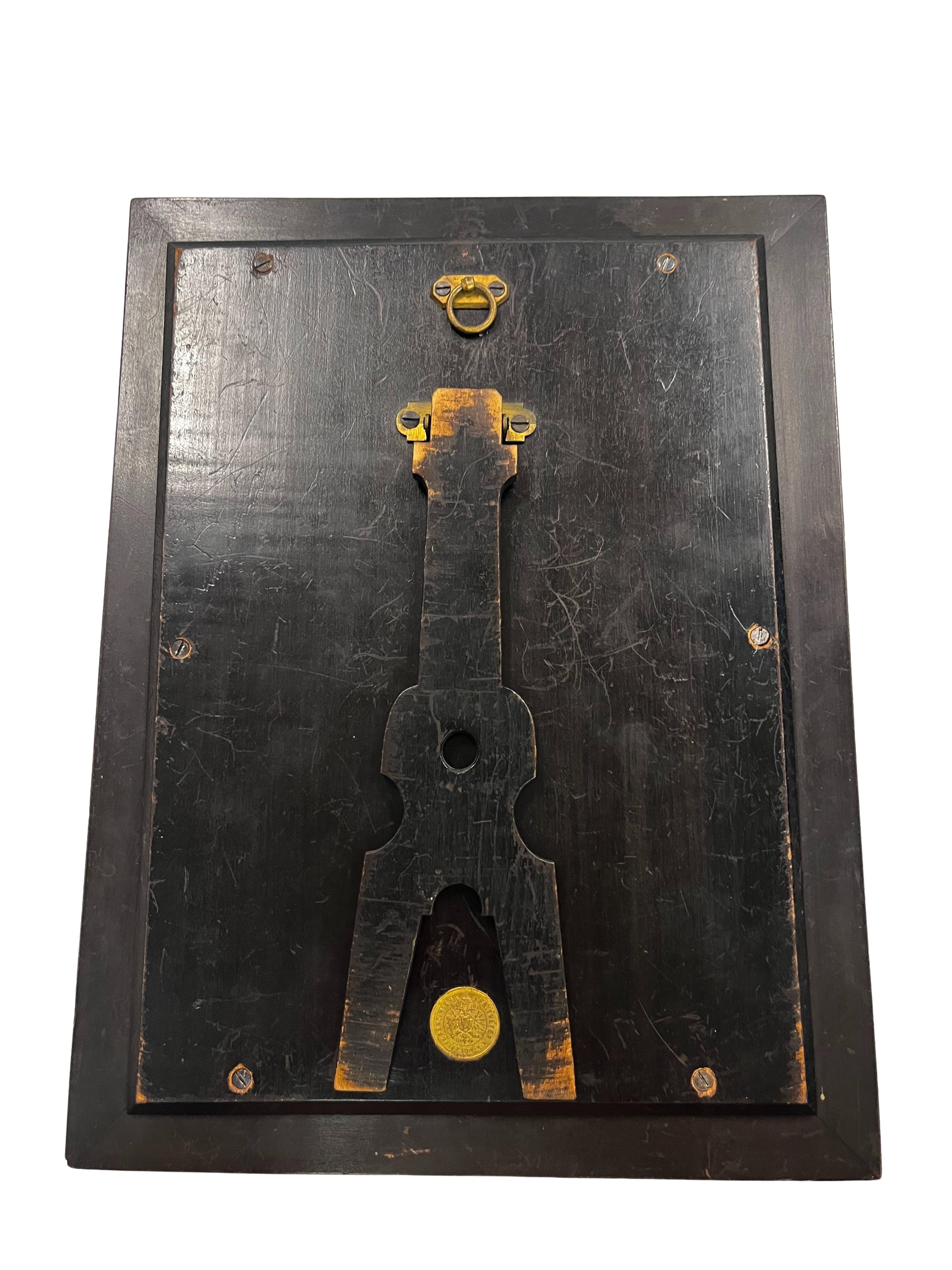 Peinture religieuse Madone Jésus Fournisseur de la Cour Impériale et Royale 1890 Autriche Bon état - En vente à Wien, AT