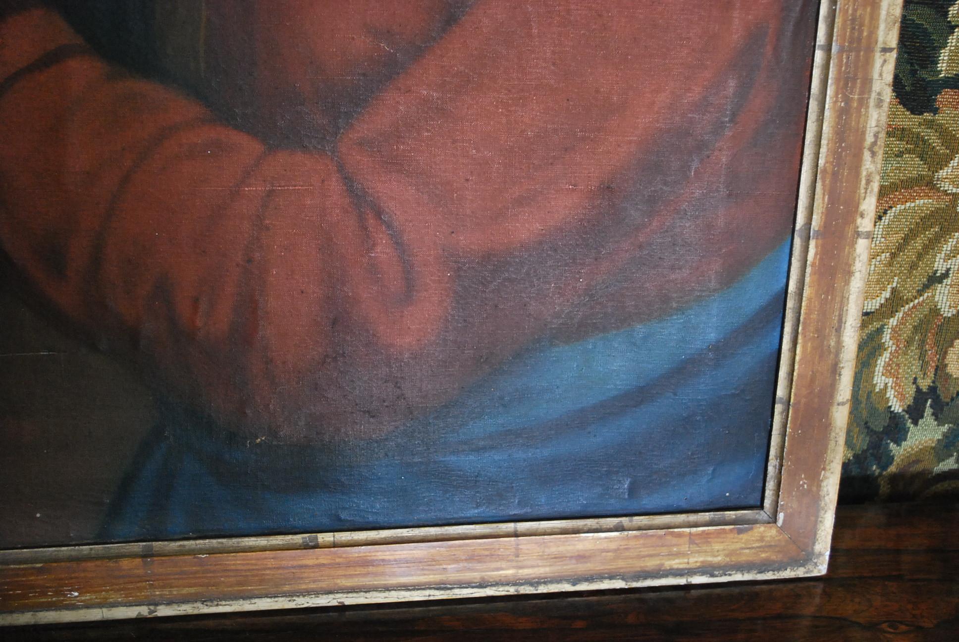 French Religious painting of Christ  For Sale