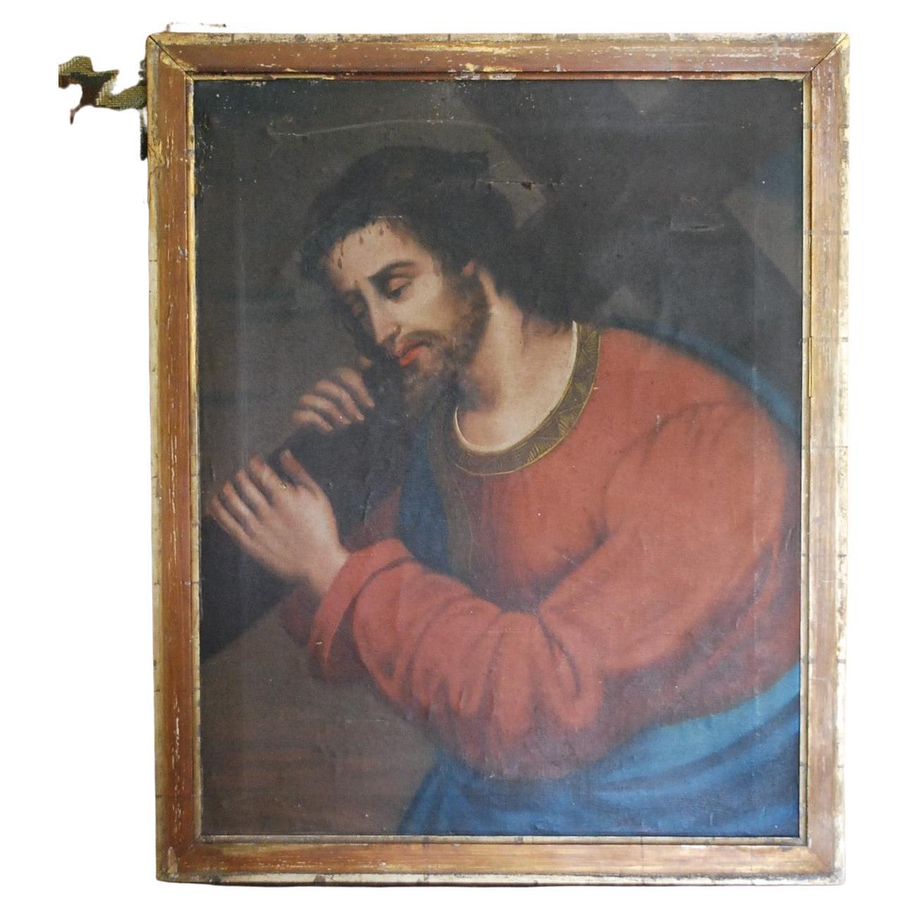 Religious painting of Christ  For Sale