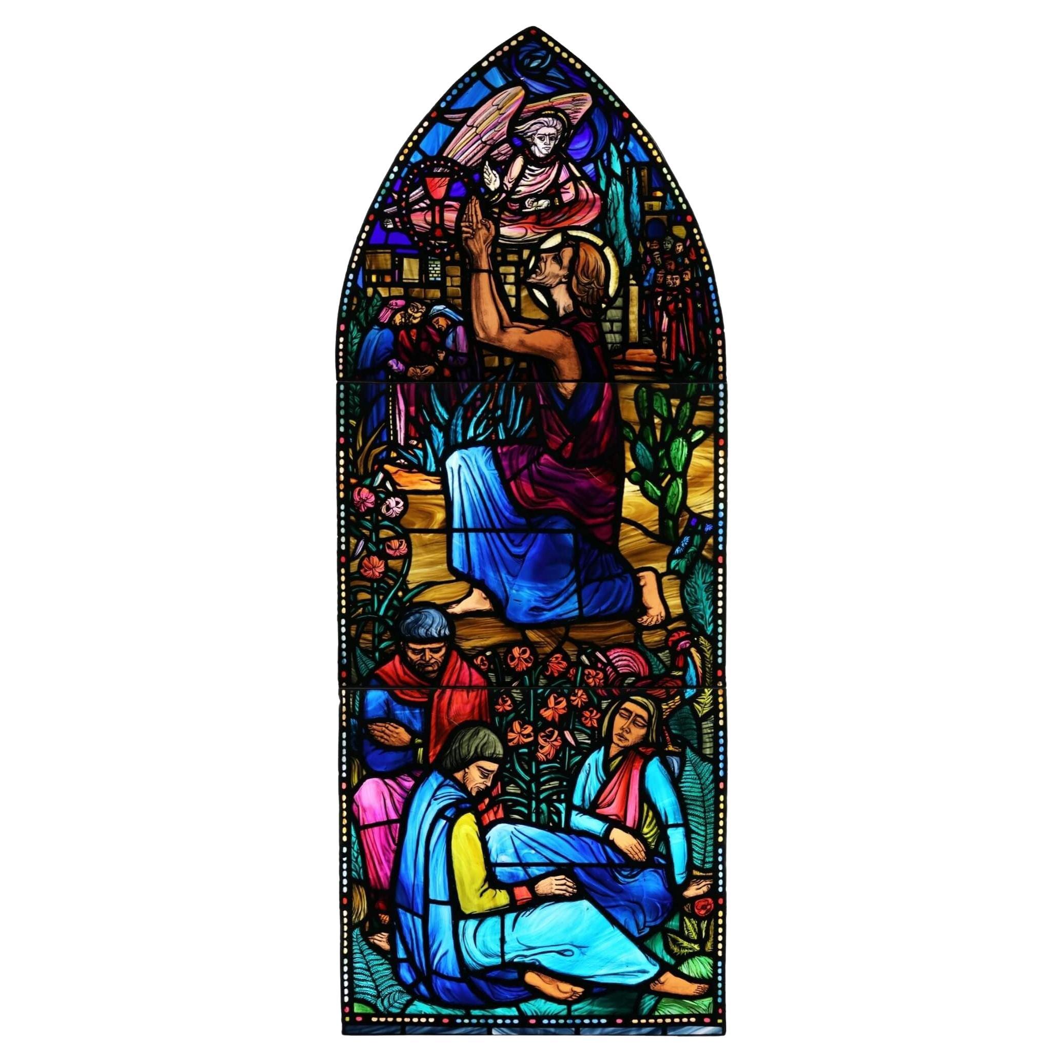 Religious Stained Glass Window from Scotland