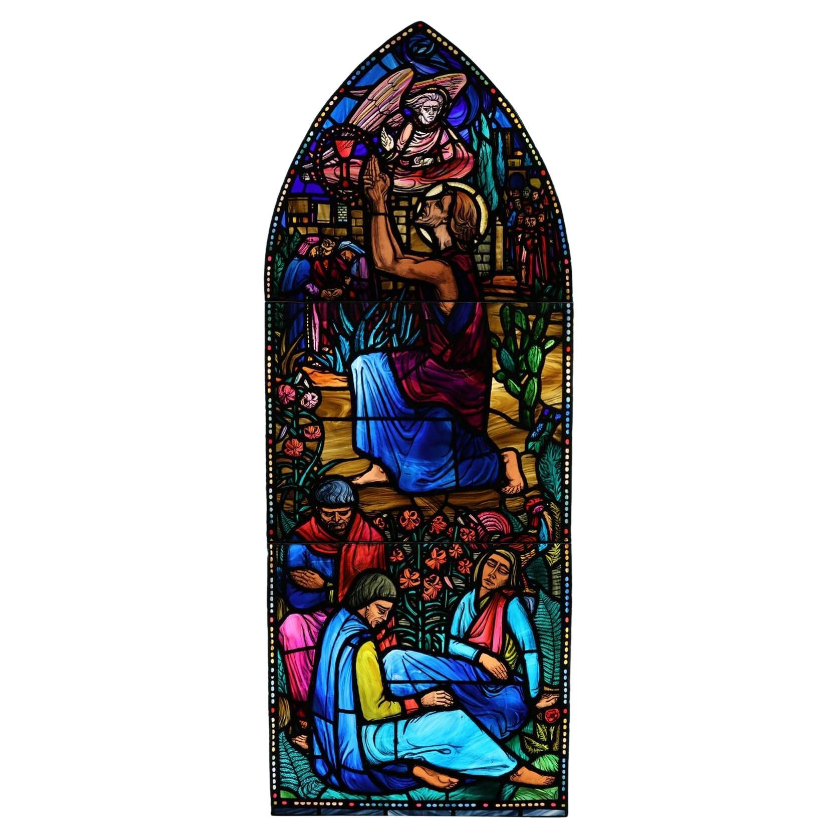 Vitrail religieux d'Écosse