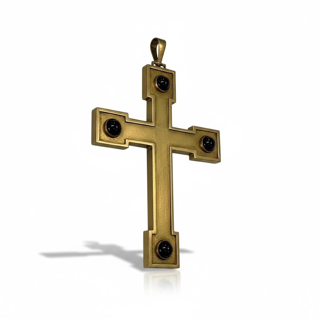 Reliquie des Kardinals: Österreichisch-ungarisches Granatkreuz, um 1880 im Zustand „Gut“ im Angebot in New York, NY