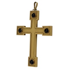 Reliquary of the Cardinal: Austro-Hungarian Garnet Cross, circa 1880