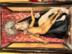 Reliquary Set: Recumbent Christ (17th Century) and Our Lady of Sorrows (19th Cen