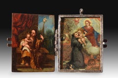 Reliquary with Four Miniatures, Iron, Spain, Late 16th Century