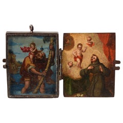 Reliquary with Four Miniatures, Iron, Spain, Late 16th Century