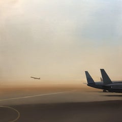 Takeoff, Painting, Oil on Wood Panel