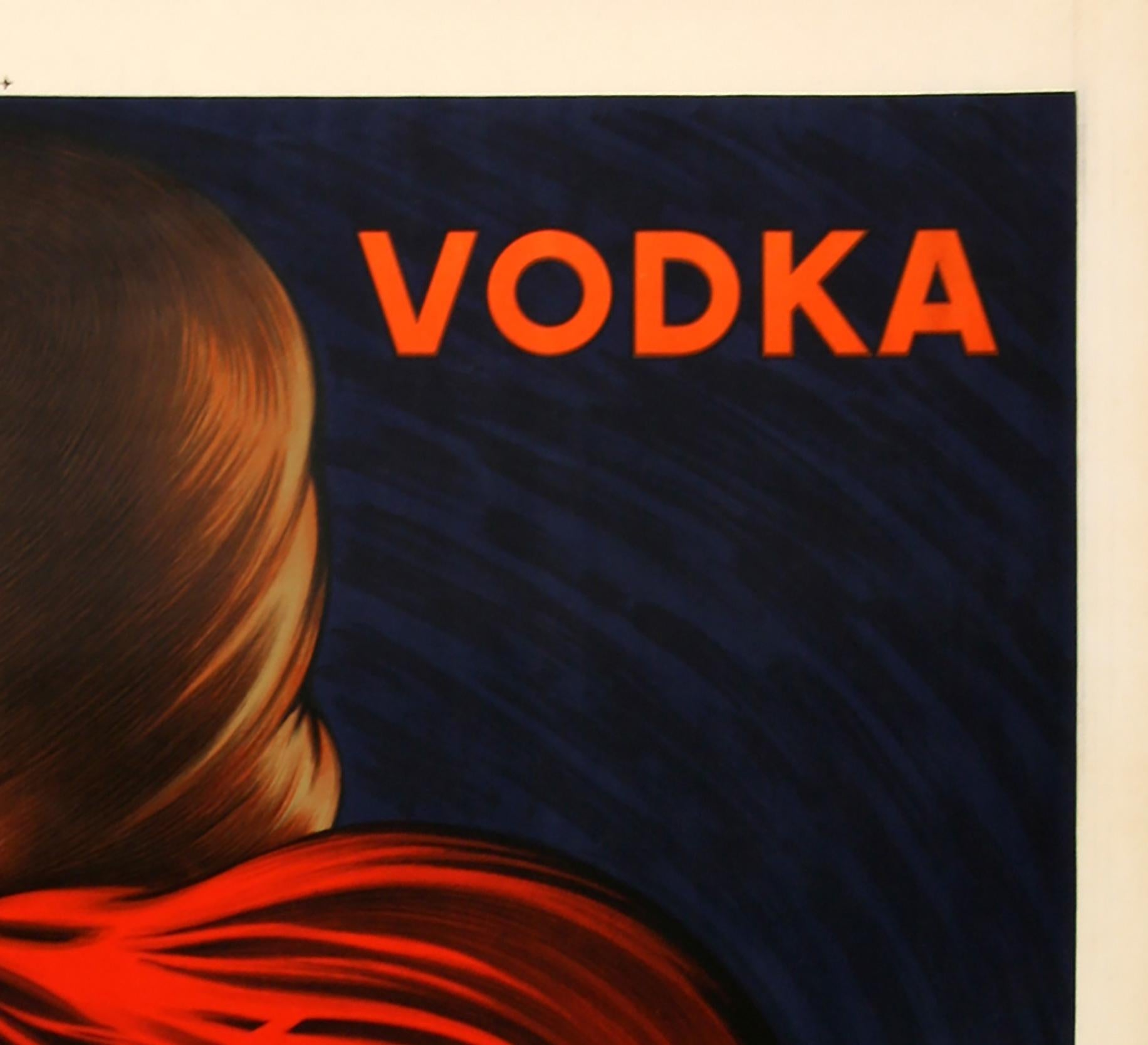 RELSKY, C1925 Vintage French Vodka Alcohol Advertising Poster, CAPPIELLO In Excellent Condition For Sale In Bath, Somerset