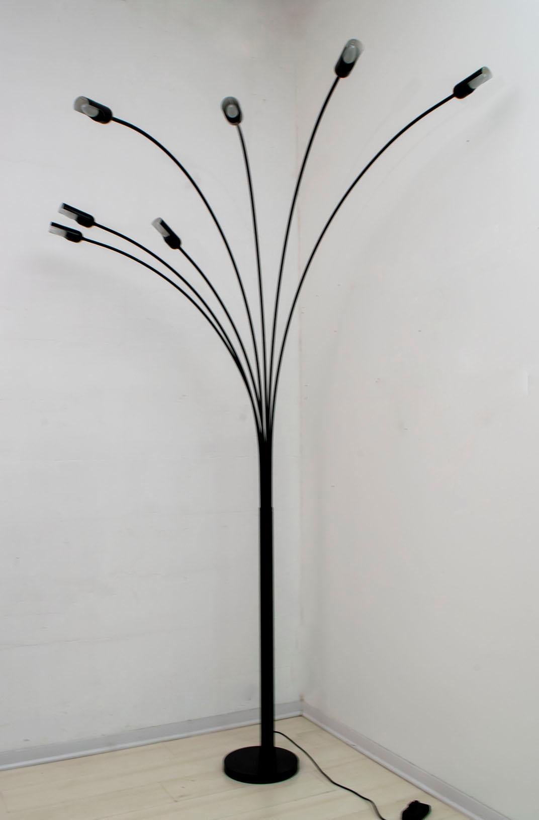 Lampadaire italien en arcs de cercle Relux Milano, 1970 en vente 2