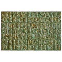 REM Atelier, Melon Skin Ceramic Wall Sculpture, 2018