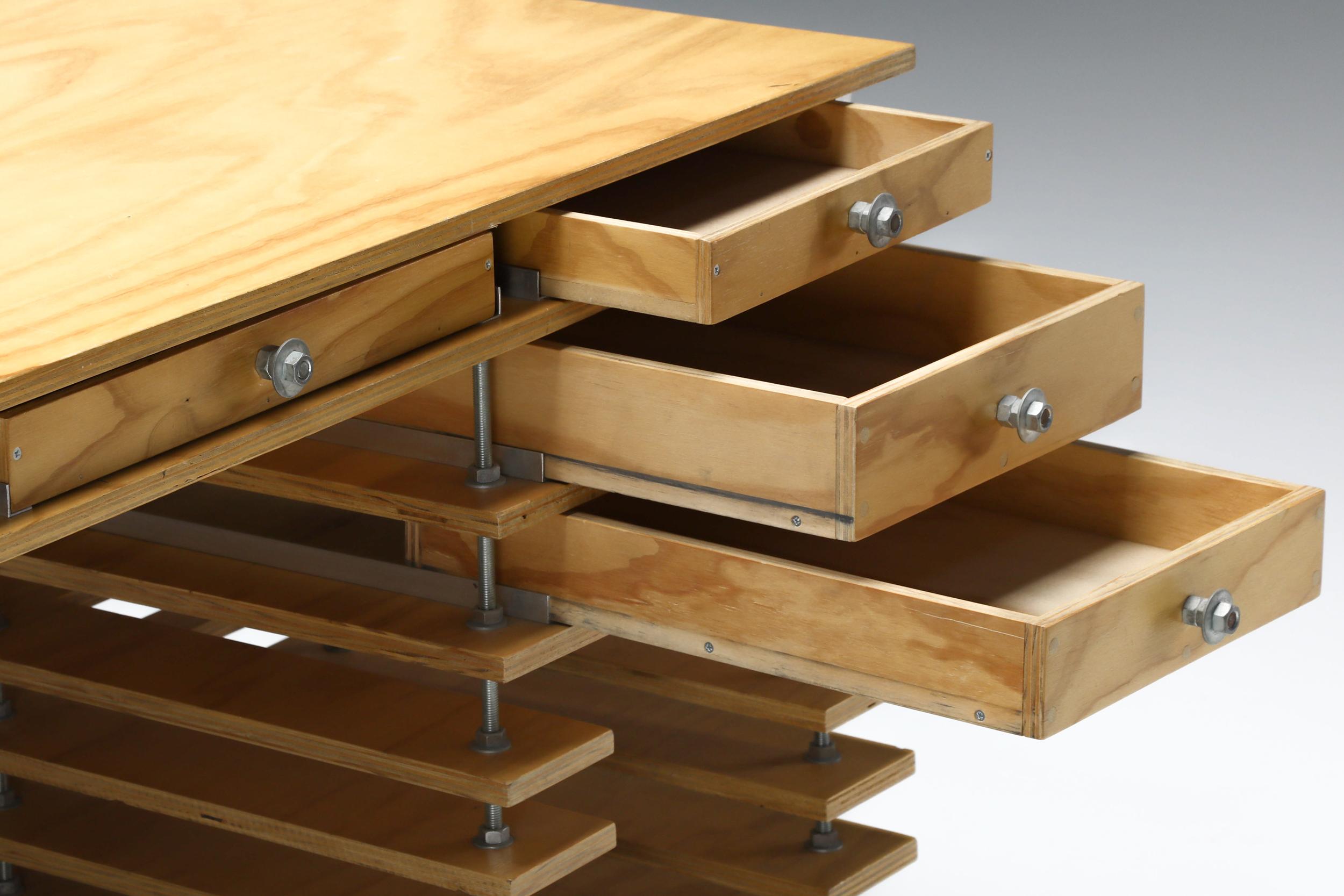 Rem Koolhaas Inspired Architectural Working Desk, the Netherlands, 1990's 1