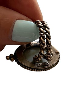 Remade Extasia Glass Intaglio Cameo Adjustable Ring