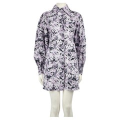 Remain Birger Christensen - Vestito camicia Marilo viola floreale - taglia S