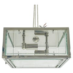 Remains Lighting "Cardea" Lampada da soffitto/parete in vetro in nichel lucido