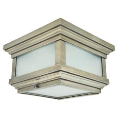 Remains Lighting "Philip 10", lampada ad incasso con finitura in nichel satinato