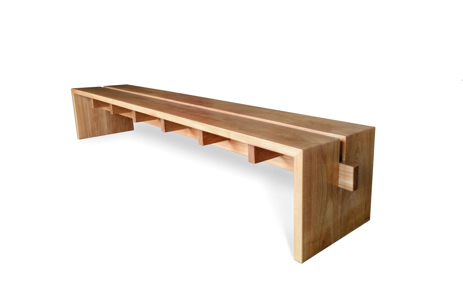 Other Remanso Bench in Brazilian Solid Wood For Sale