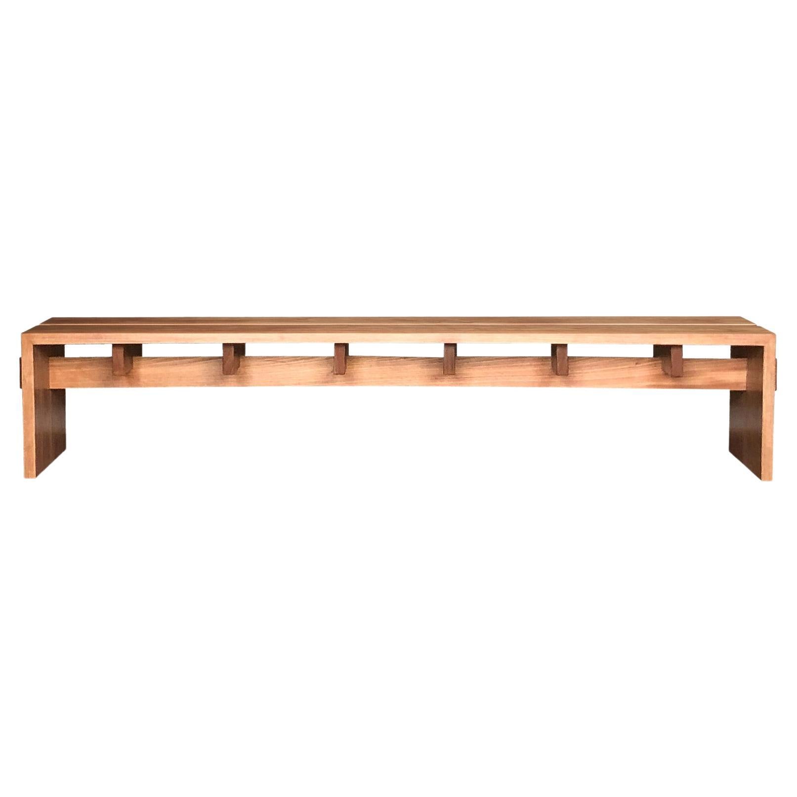 Remanso Bench in Brazilian Solid Wood For Sale